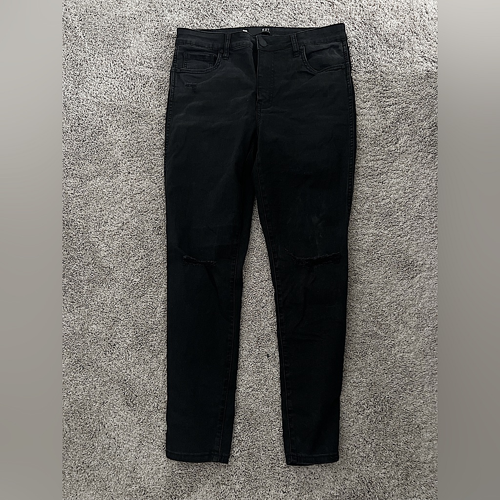 Black Distressed Kut Jeans